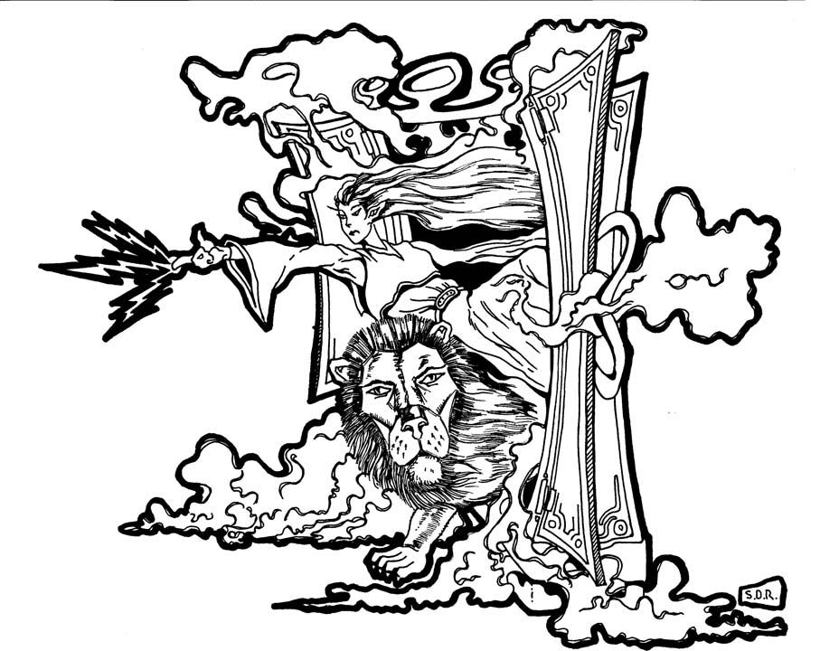 907x720 Narnia Coloring Pages