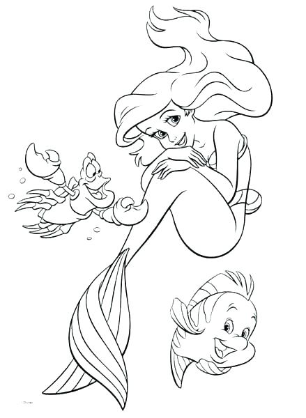 The Little Mermaid 2 Coloring Pages at GetColorings.com | Free ...