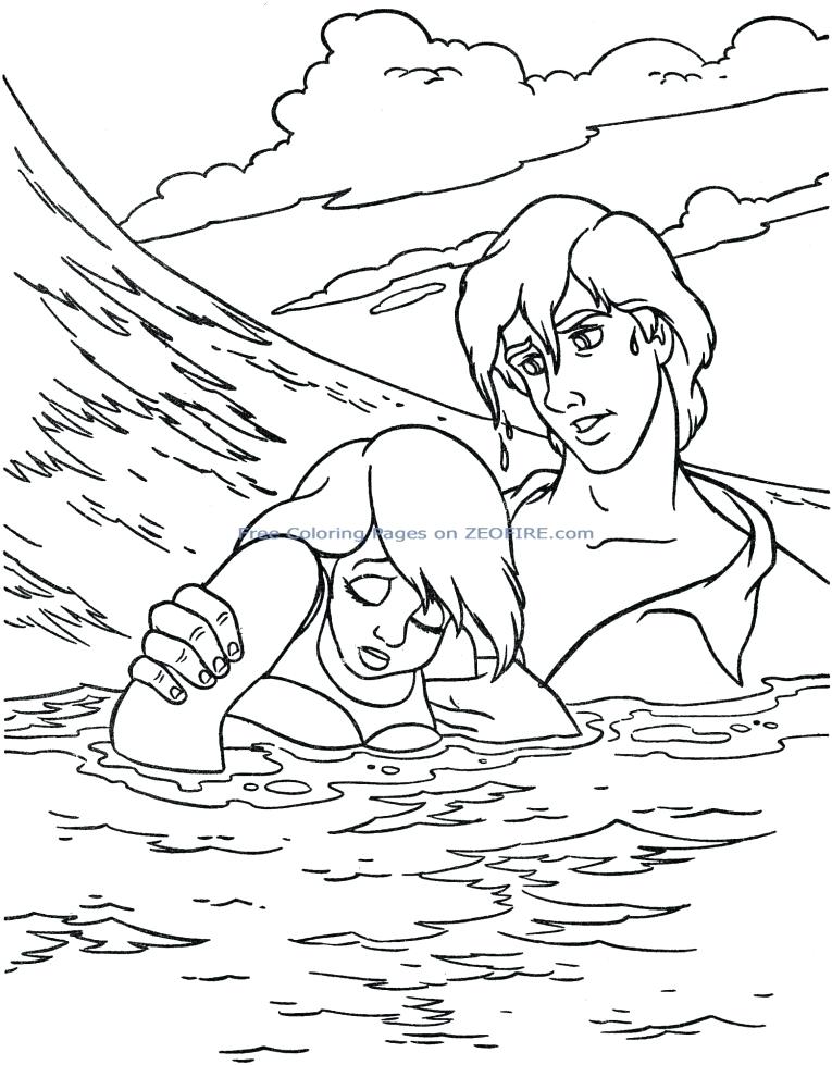 The Little Mermaid 2 Coloring Pages 765x979 The Little Mermaid 2 Coloring Pages