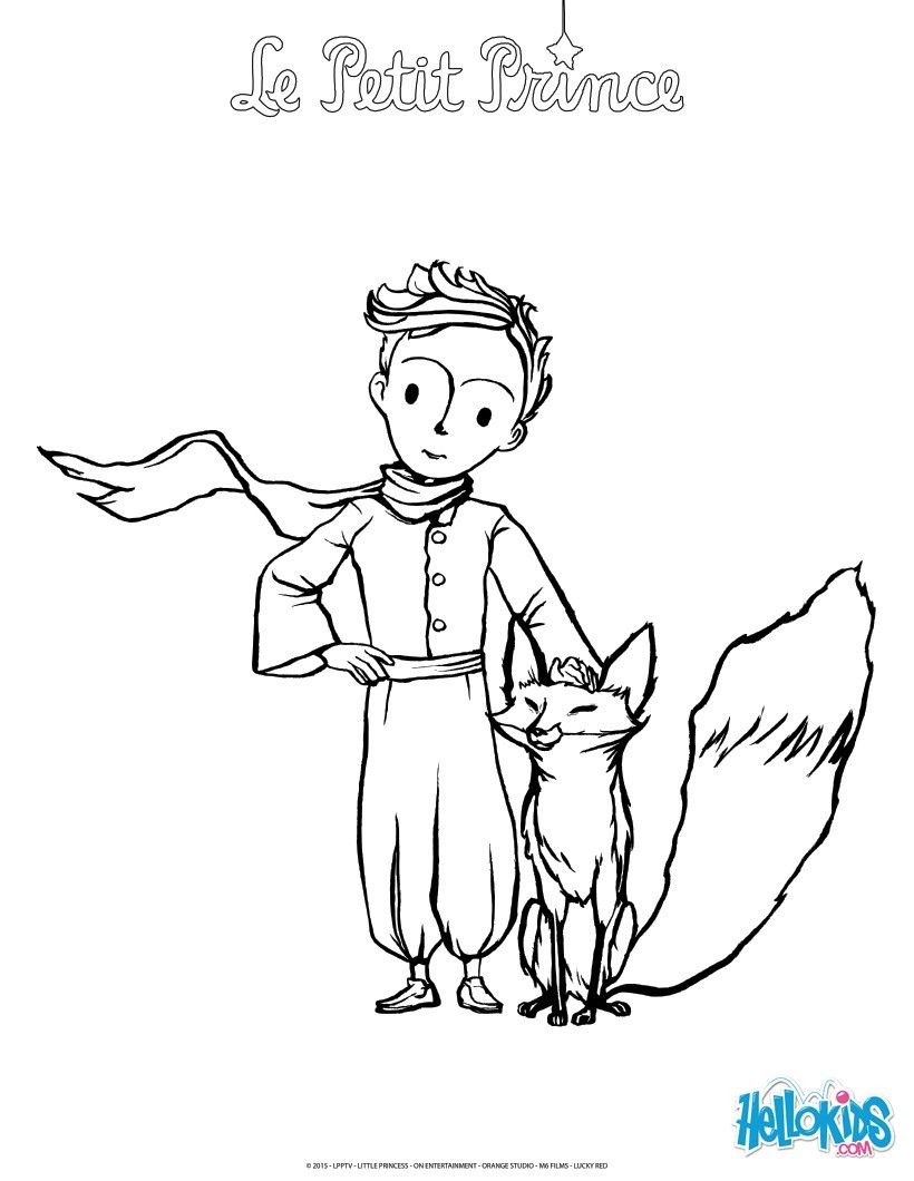 The Fox And The Little Prince Coloring Page Comic 820x1060 The Fox And The Little Prince Coloring Page Comic