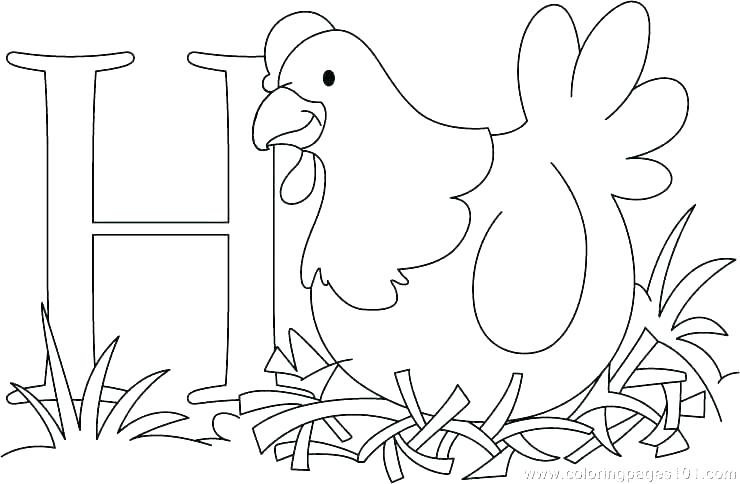 740x484 Hen Coloring Pages Hen Coloring Page Hen Colouring Pages Free