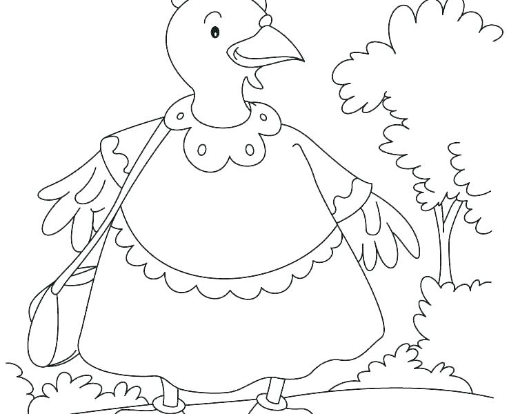 738x600 Hen Coloring Pages Little Red Hen Coloring Page Co Handas Hen