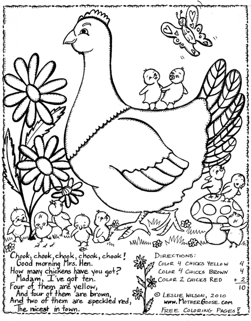 799x1024 Greatest Little Red Hen Coloring Page Amazing Free Printable