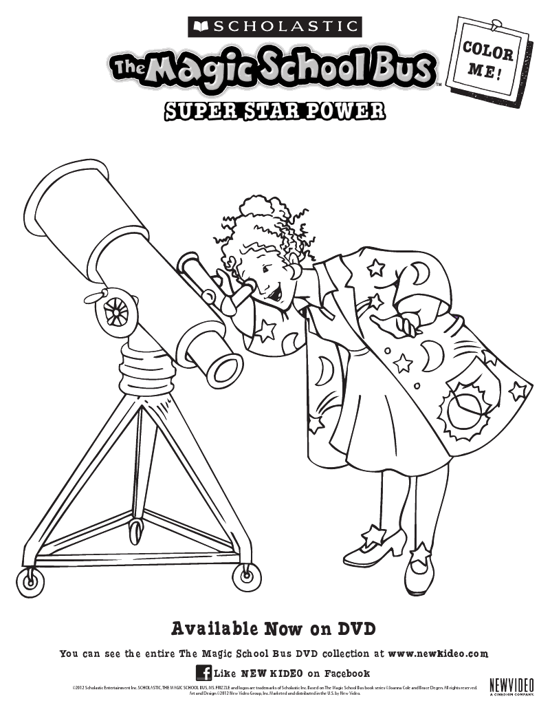 Magic School Bus Coloring Page Kids 800x1035 Magic School Bus Coloring Page Kids