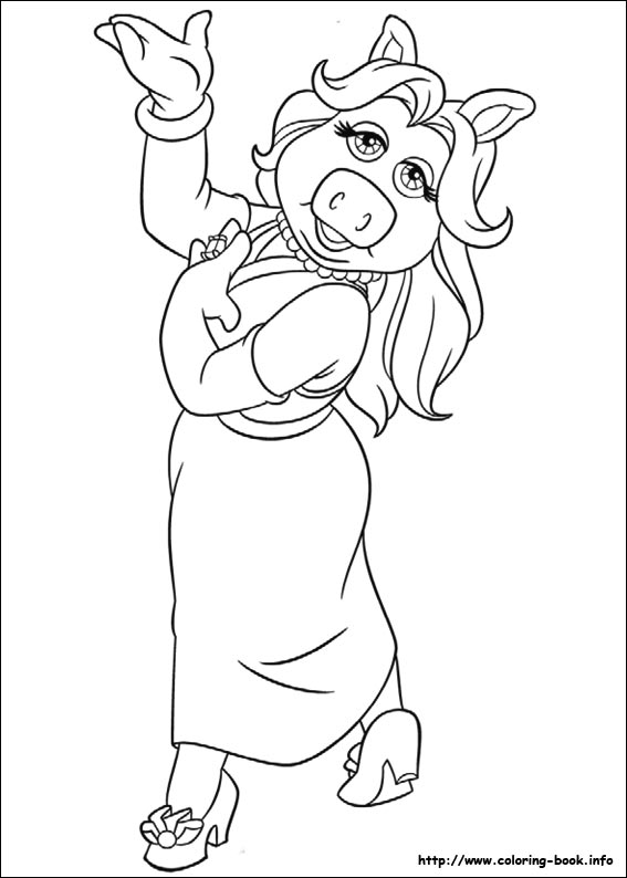 The Muppets Coloring Picture 567x794 The Muppets Coloring Picture