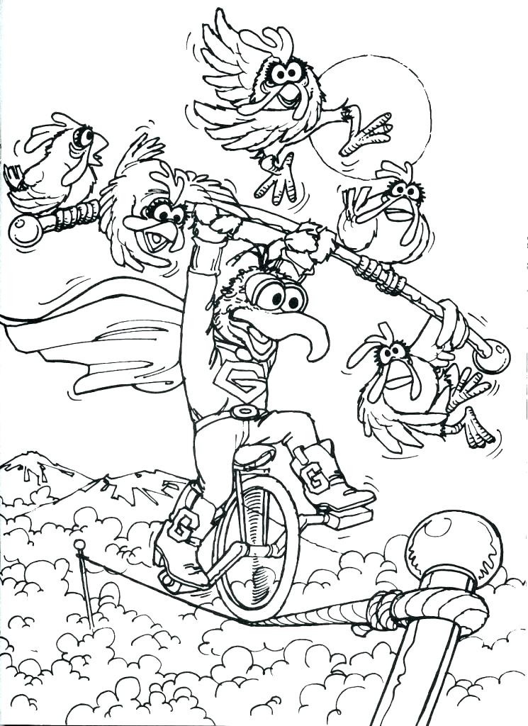 Coloring Muppets Coloring Pages Babies Print Free Animal 745x1024 Coloring Muppets Coloring Pages Babies Print Free Animal
