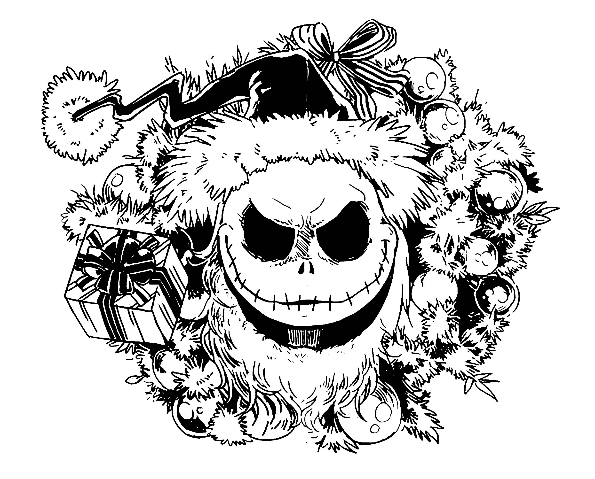 2455x1978 Nighmare Before Christmas Printable