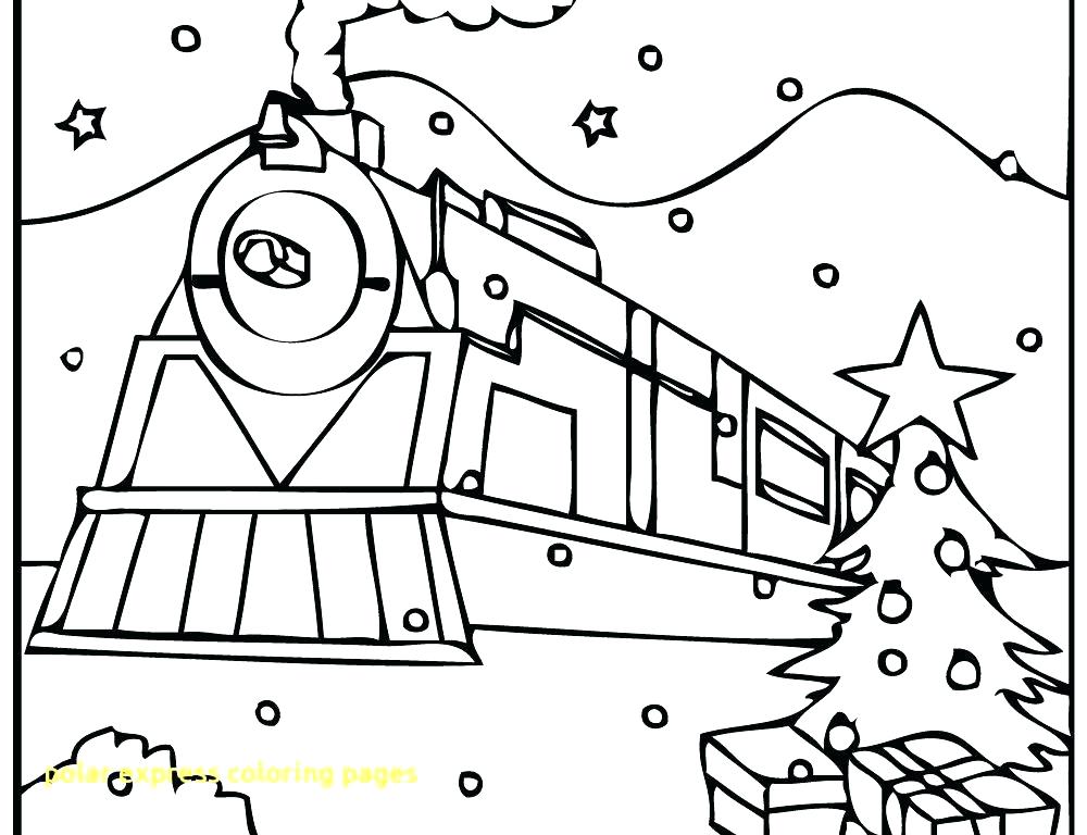 Polar Express Coloring Page 1000x768 Polar Express Coloring Page