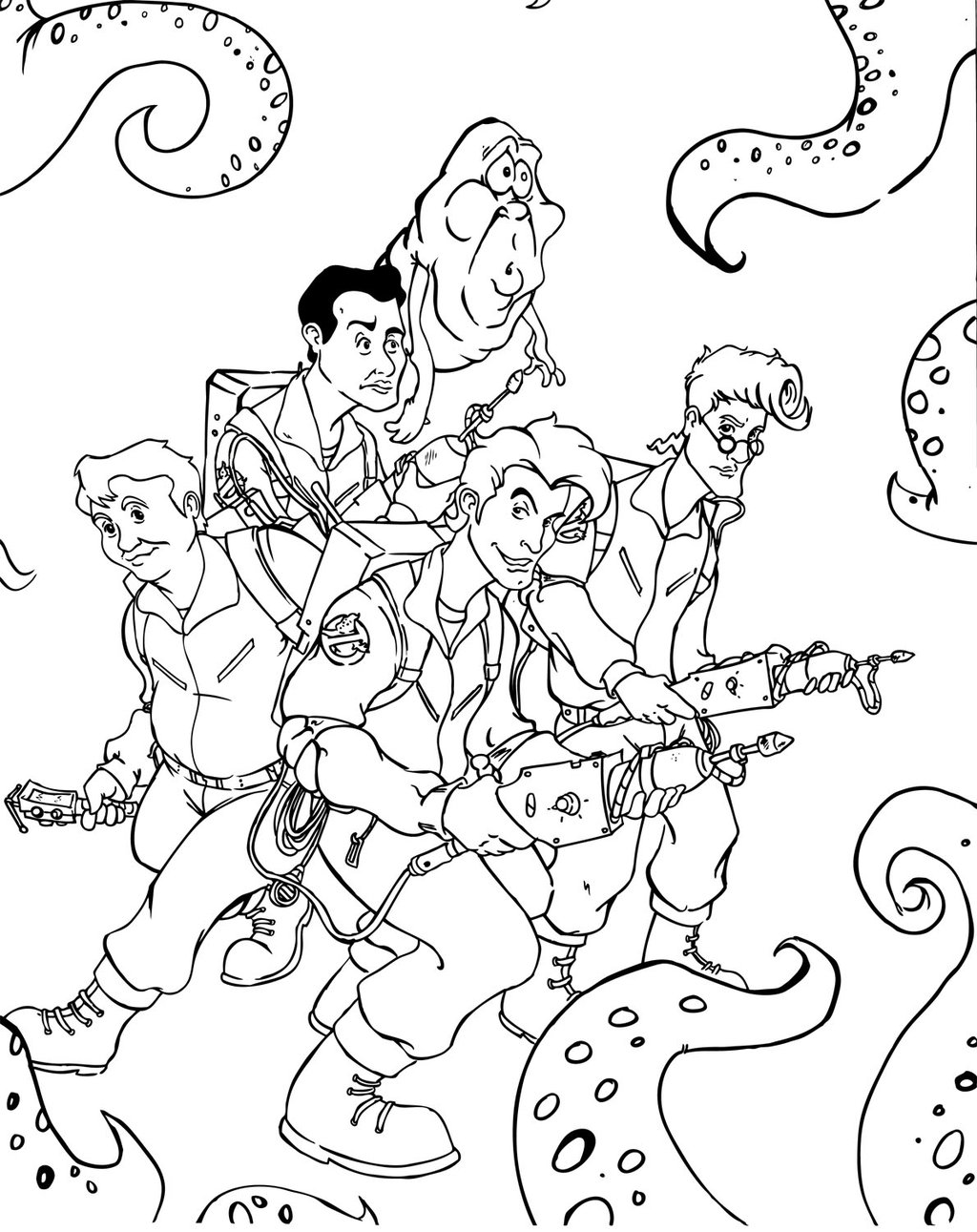 Ghostbusters Coloring Pages 1024x1291 Ghostbusters Coloring Pages