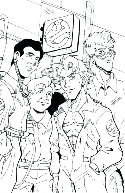 Ghostbusters Coloring Pages 474x730 Ghostbusters Coloring Pages