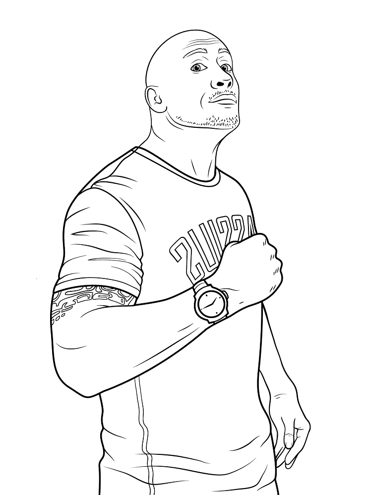 744x999 Free Printable World Wrestling Entertainment Or Wwe Coloring Pages