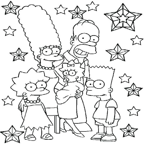 Coloring Pages Simpsons Coloring Pages Of The Coloring Pages Free 600x602 Coloring Pages Simpsons Coloring Pages Of The Coloring Pages Free