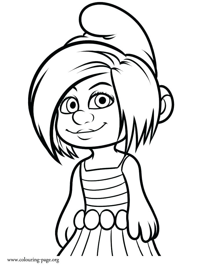 700x912 Smurfette Coloring Page The Smurfs Coloring Pages Baby Smurf