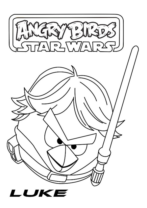 Kids N 7 Coloring Pages Of Angry Birds Star Wars 593x840 Kids N 7 Coloring Pages Of Angry Birds Star Wars