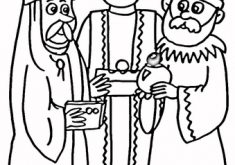 235x165 Modern Design 3 Wise Men Coloring Page 3 Kings Coloring Page Free