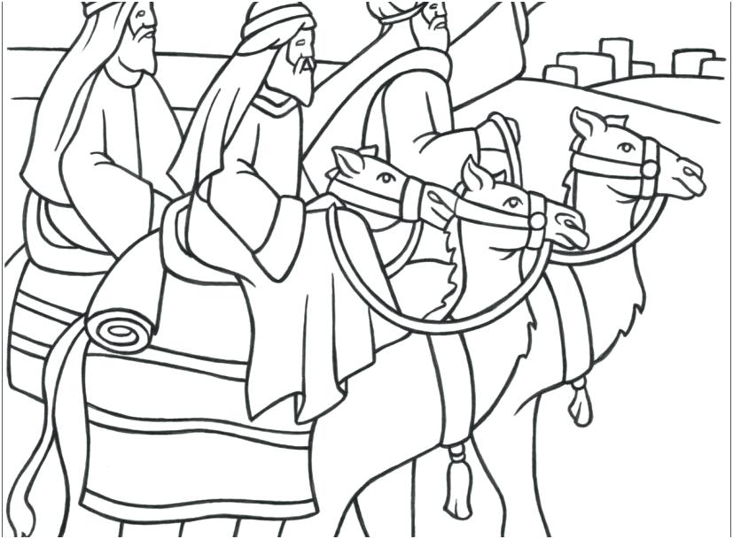 The Three Kings Coloring Pages at GetColorings.com | Free printable ...