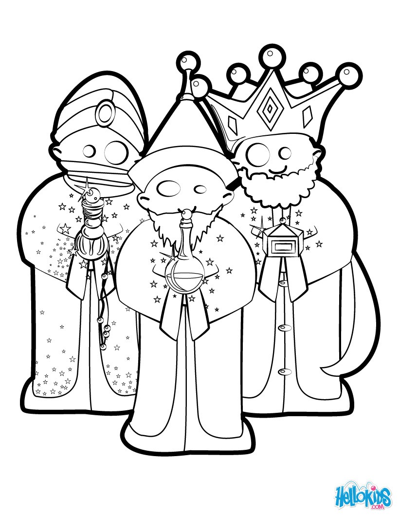 820x1060 Free Coloring Pages Of The Three Wise Men