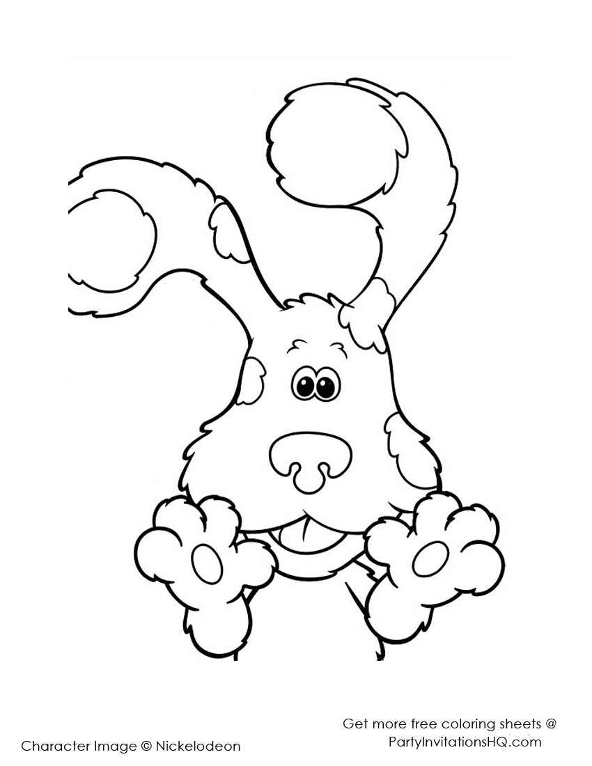Blues Clues Coloring Pages 12 20 Thundermans 850x1100 Blues Clues Coloring Pages 12 20 Thundermans