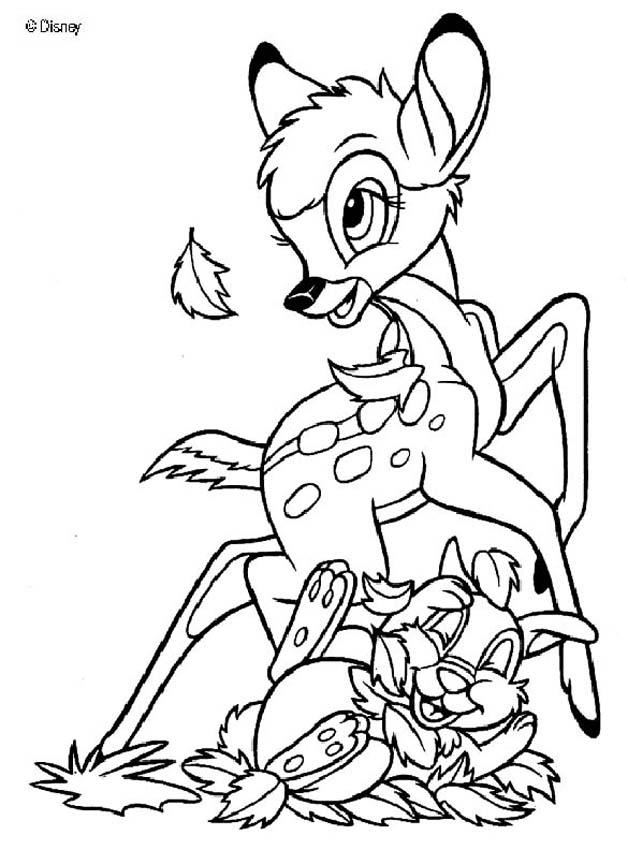 Bambi Coloring Pages 628x850 Bambi Coloring Pages