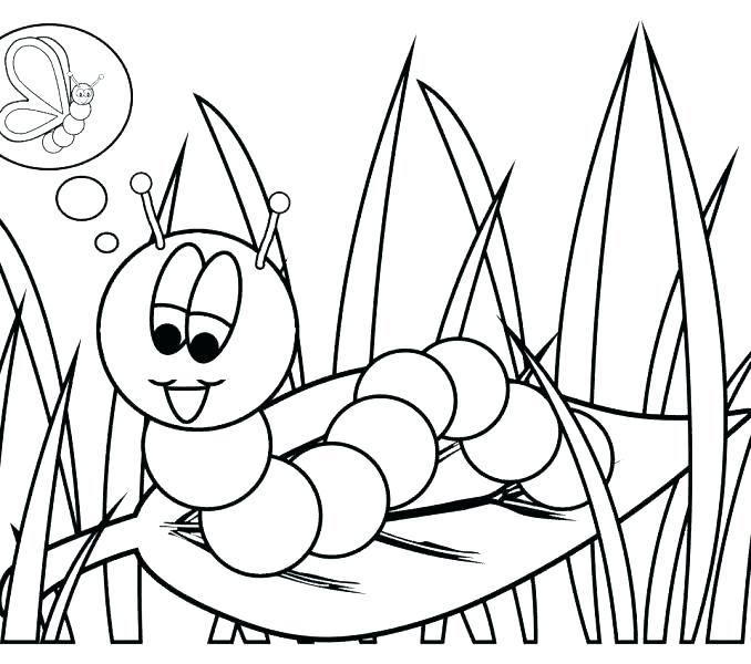 678x600 The Very Hungry Caterpillar Coloring Page Hungry Caterpillar Fruit