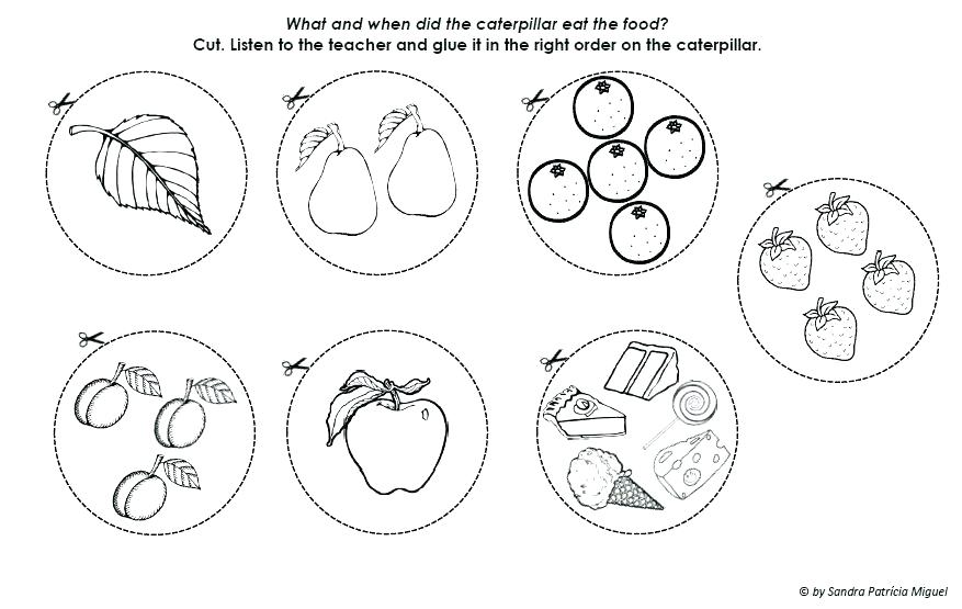 877x555 Very Hungry Caterpillar Coloring Page Hungry Caterpillar Coloring