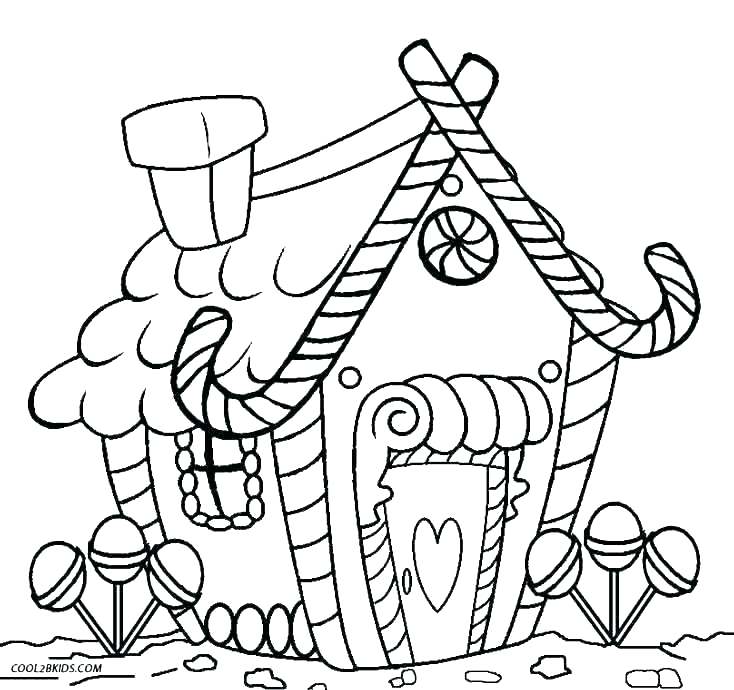 734x690 Coloring Pages Of Houses House Coloring Pages Printable Coloring
