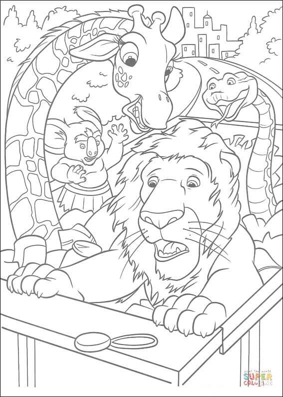 567x794 The Wild Coloring Pages For Kids Coloring Pages (Mostly Custom