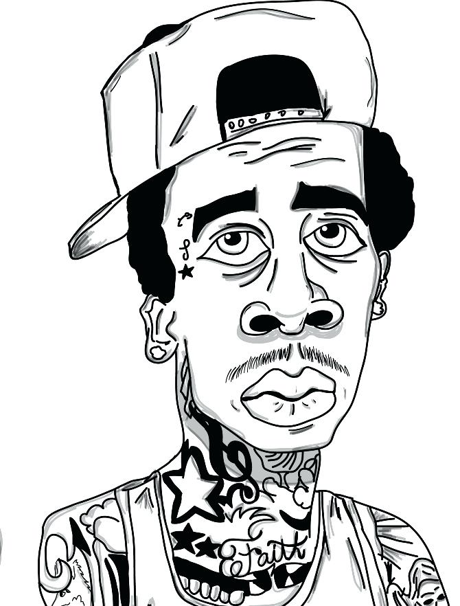 670x882 Lil Wayne Coloring Pages Wiz Portfolio Com Coloring Pages Wiz