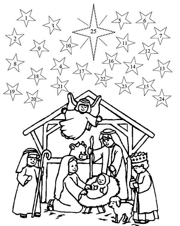 600x755 Advent Coloring Pages Vibrant
