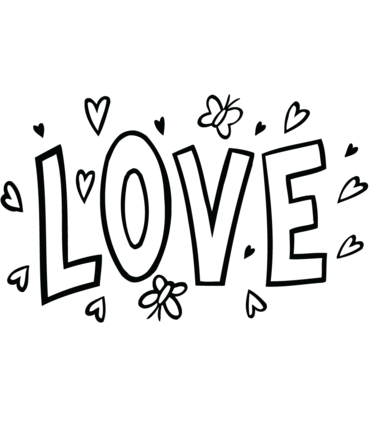 Coloring Pages Of The Word Love Love Word Art Coloring Page Free 371x425 Coloring Pages Of The Word Love Love Word Art Coloring Page Free