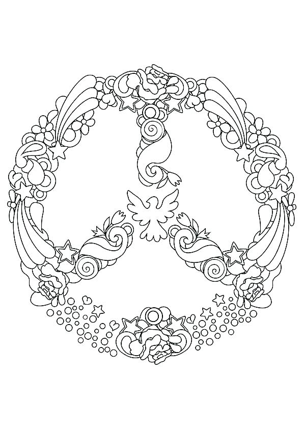 Peace Coloring Pages Peace Coloring Pages Hippie Coloring Sheets 595x842 Peace Coloring Pages Peace Coloring Pages Hippie Coloring Sheets