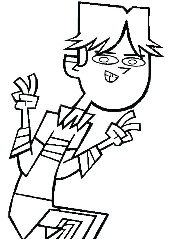 Total Drama Island Coloring Pages Red Coloring Pages Island 671x823 Total Drama Island Coloring Pages Red Coloring Pages Island