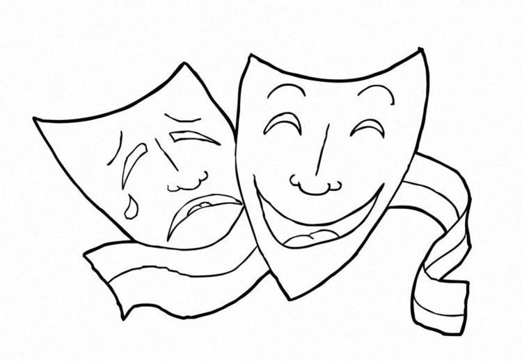 Coloring Page Theatre 750x520 Coloring Page Theatre