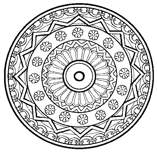 Therapeutic Coloring Pages For Children Art Therapy Mandalas Alot 500x484 Therapeutic Coloring Pages For Children Art Therapy Mandalas Alot