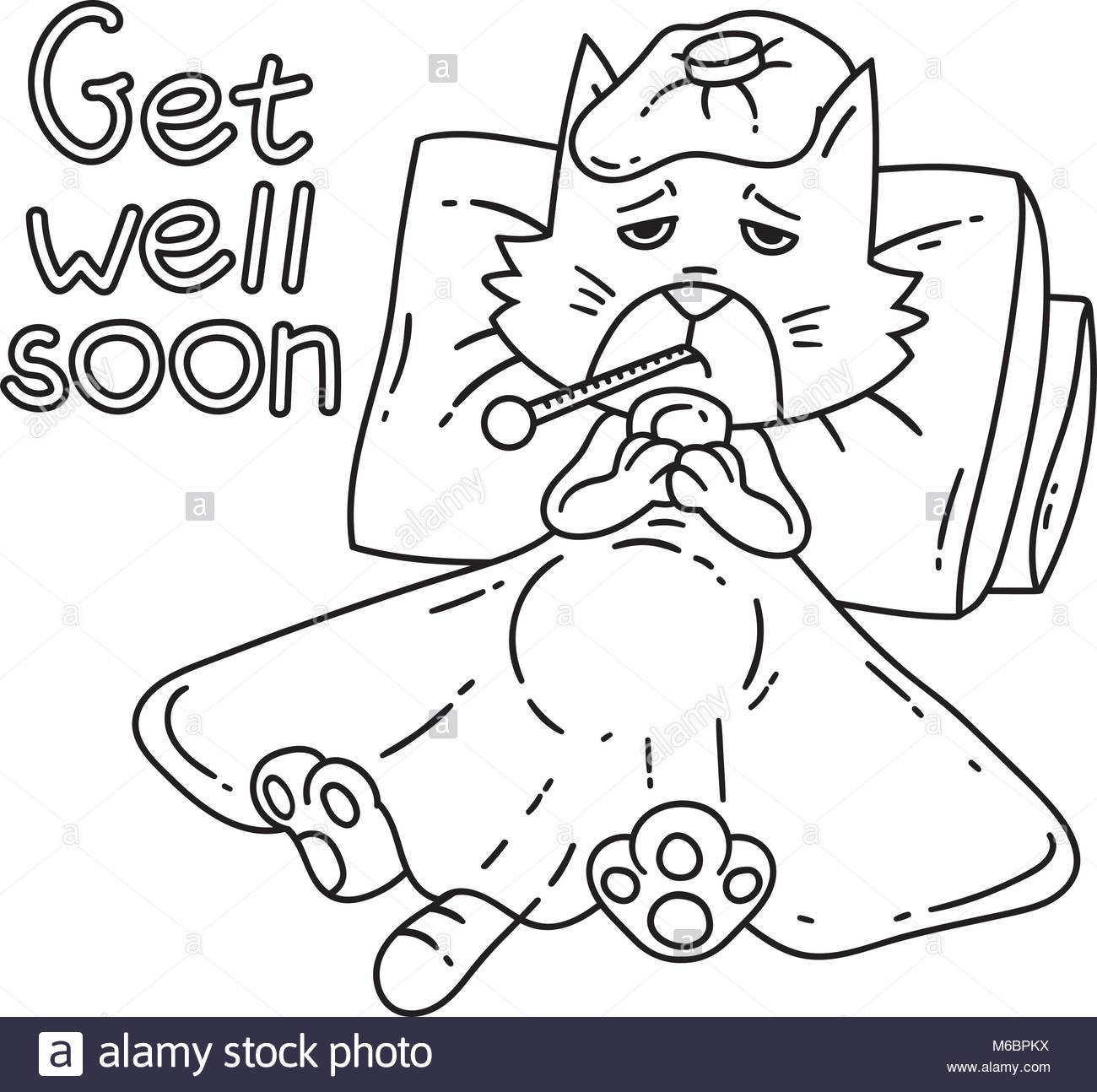Sickening Cat With Thermometer Under The Blanket. Page 1300x1294 Sickening Cat With Thermometer Under The Blanket. Page