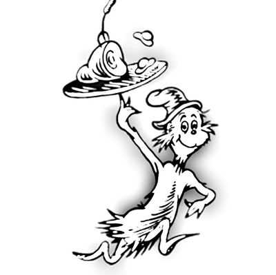 400x399 Dr Seuss Coloring Pages Thing 1 And Thing 2 Clipart Panda