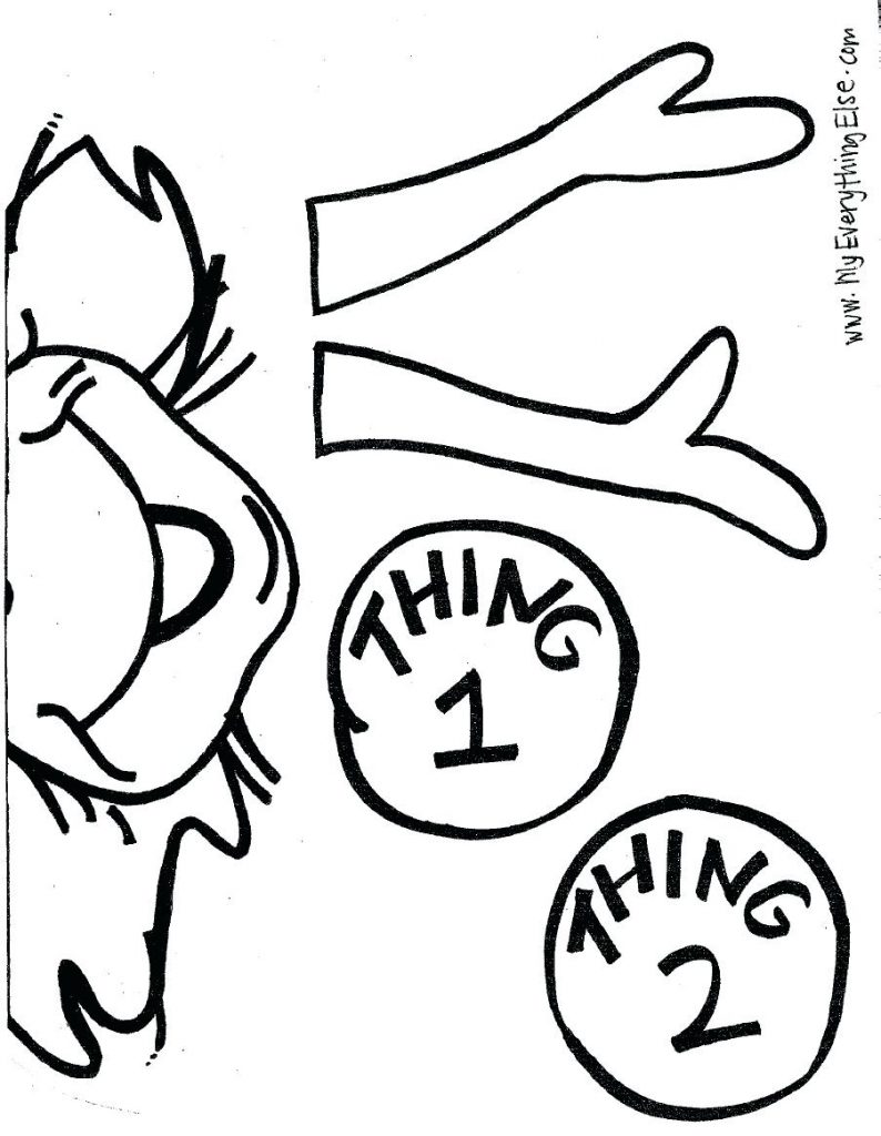 794x1024 Thing 1 Thing 2 Coloring Pages