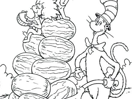 440x330 Coloring Pages Thing 1 And Thing 2 Plus Color Pages Coloring Pages