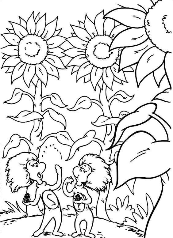 Thing One And Thing Two Coloring Page