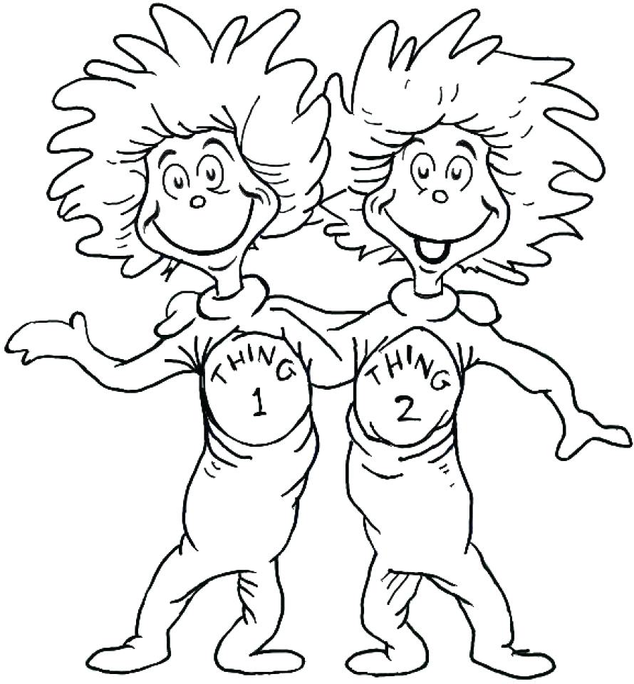 Coloring Page ~ Thing 1 And 2 Coloring Pages Cat In The Hat Color 890x960 Coloring Page ~ Thing 1 And 2 Coloring Pages Cat In The Hat Color