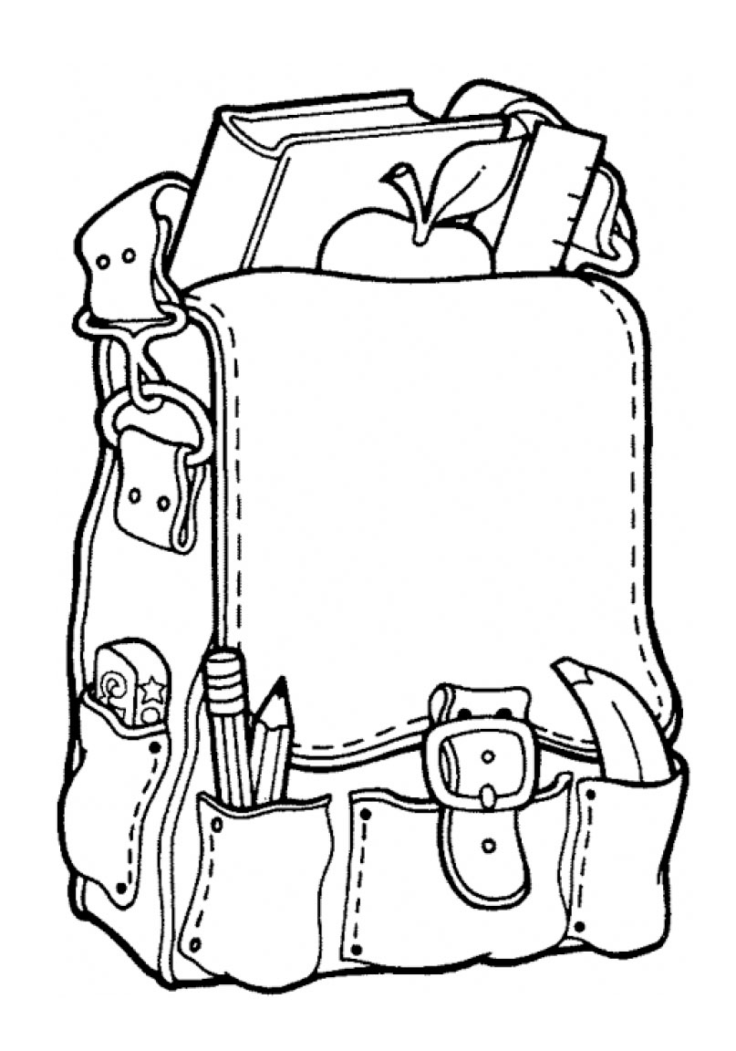 School Supplies Coloring Pages 807x1152 School Supplies Coloring Pages