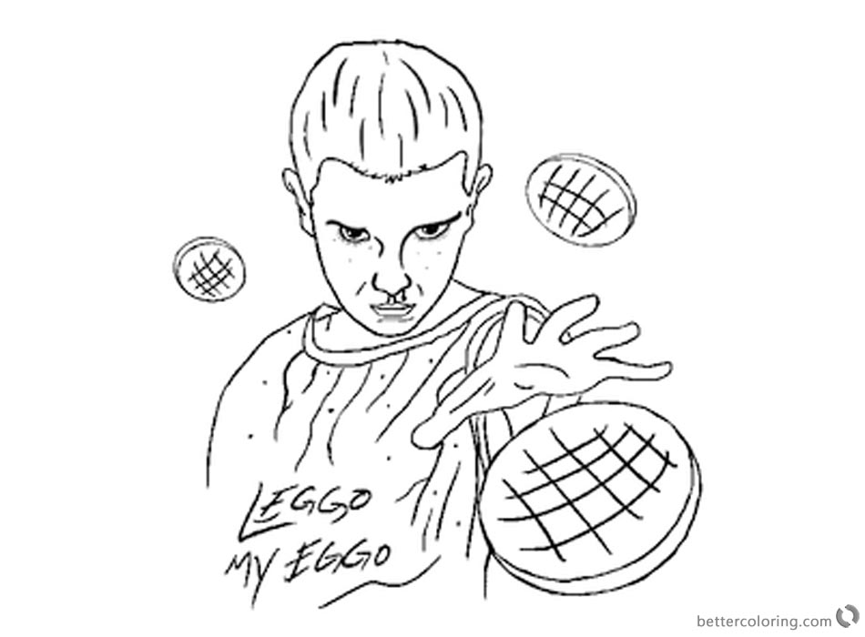 Stranger Things Coloring Pages Eleven Work By Nate Farro 950x700 Stranger Things Coloring Pages Eleven Work By Nate Farro