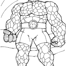 The Thing Coloring Pages 220x220 The Thing Coloring Pages