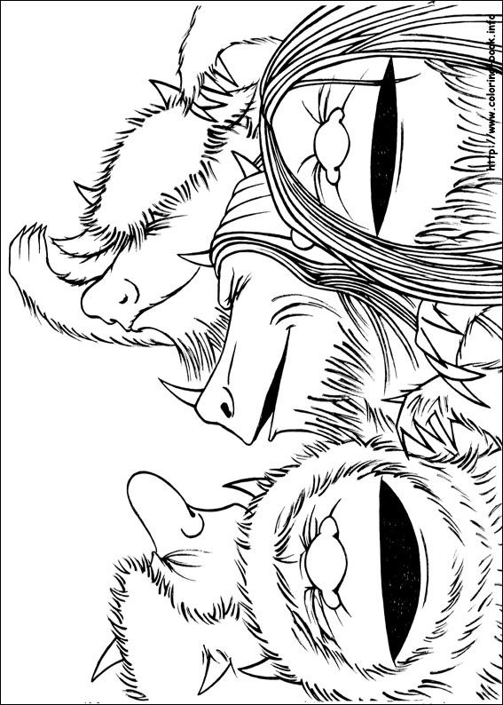 Where The Wild Things Are' Beasts Coloring Page Coloring Pages 567x794 Where The Wild Things Are' Beasts Coloring Page Coloring Pages