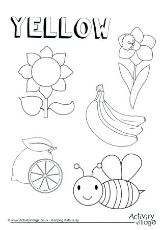 Yellow Things Colouring Page Crafts Yellow Things Yellow Things 320x452 Yellow Things Colouring Page Crafts Yellow Things Yellow Things