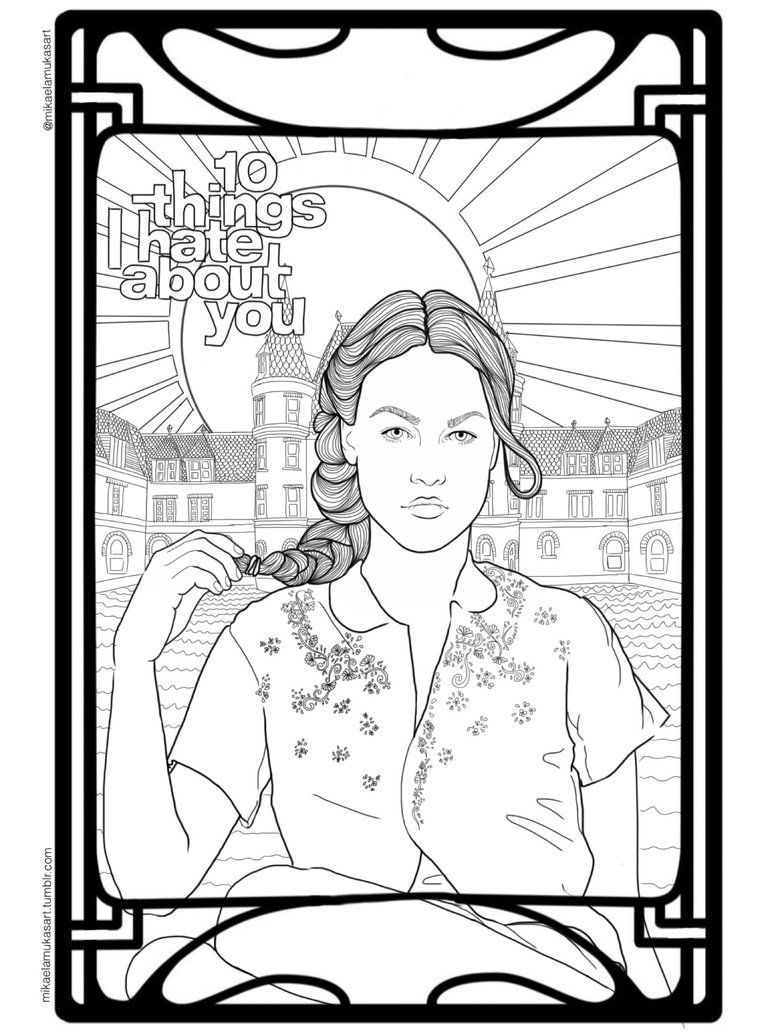 Things That Are Green Coloring Page