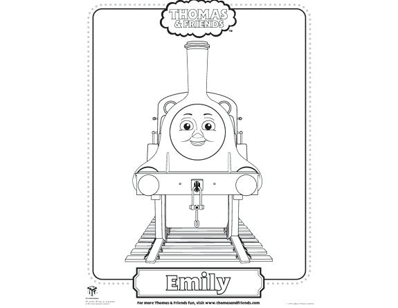 575x445 Thomas The Tank Engine Coloring Pages Birthday Train And Friends