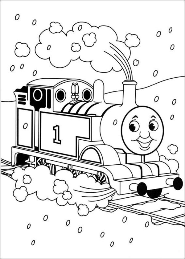 Thomas The Train Christmas Coloring Pages 600x840 Thomas The Train Christmas Coloring Pages