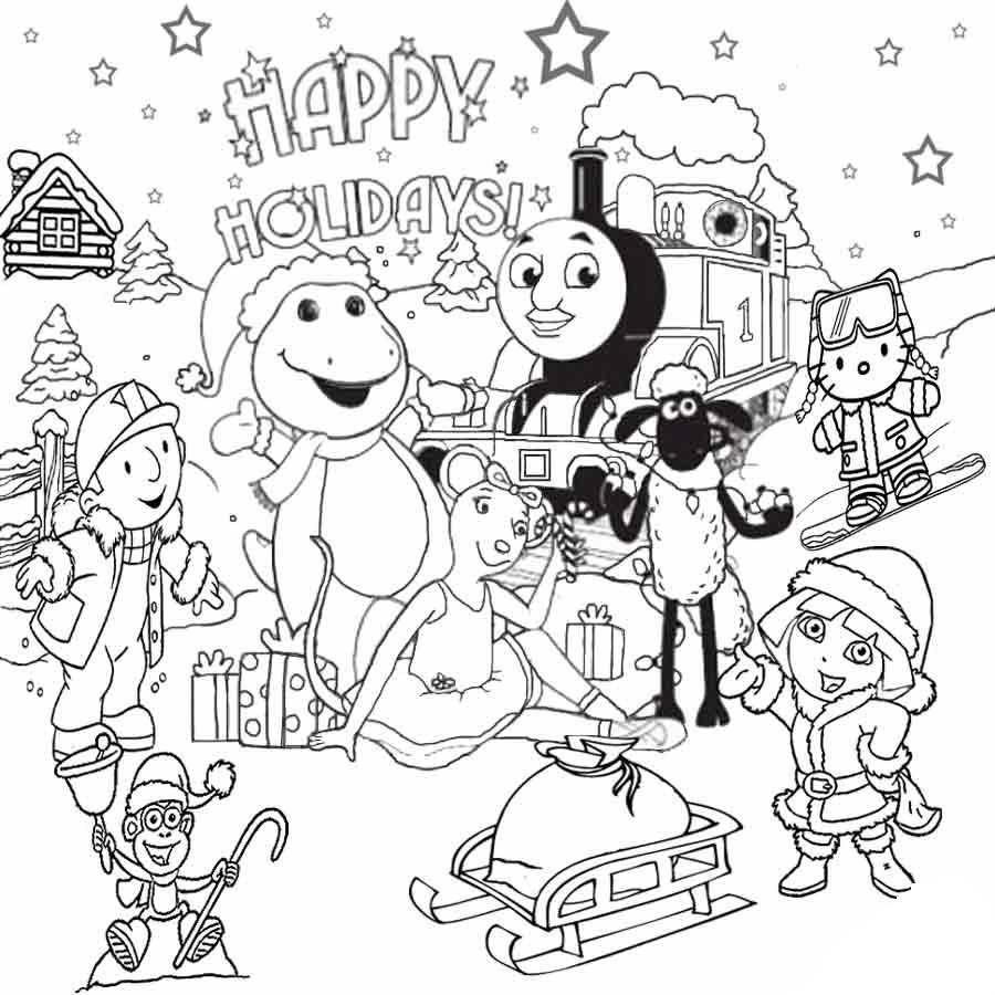 Christmas Coloring, Thomas The Train Coloring Pages Christmas 900x900 Christmas Coloring, Thomas The Train Coloring Pages Christmas
