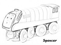 Spencer Coloring Pages, Thomas Coloring Pages 200x150 Spencer Coloring Pages, Thomas Coloring Pages